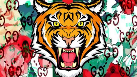 gucci tiger lock screen|gucci wallpapers for laptop.